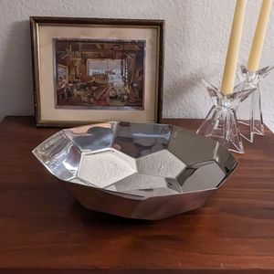Large Stainless Steel Alessi for Delta Bowl